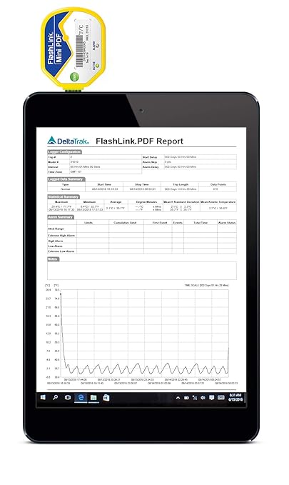 Deltatrak 85 Days USB Temperature Data Logger Recorder in-Transit Trip Single - Image 6
