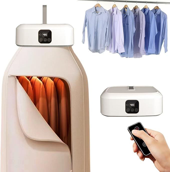 Portable Dryer With 480 Minute Timer Function 20 Minute Quick Drying Mini Dryer by Unknown