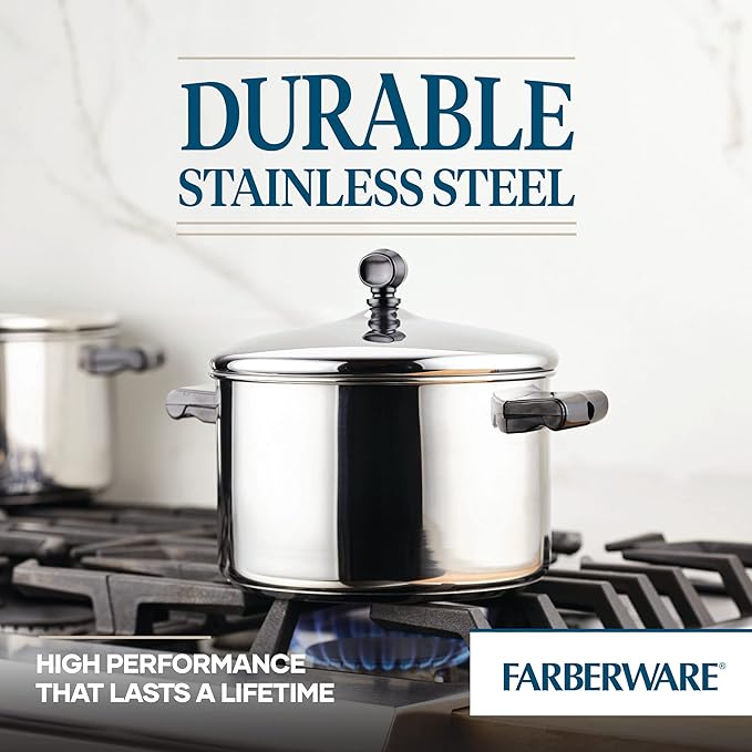 Farberware Classic Stainless Steel 4-Quart Covered Saucepot - Image 4