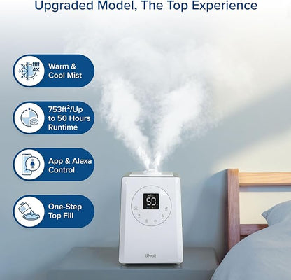 LEVOIT LV600S Smart Warm and Cool Mist Humidifiers - Image 3