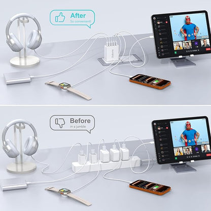 50W USB Wall Charger Block, Android Phones - Image 6