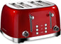 Roter Mond 4 Slice Toaster Retro Stainless Steel by RoterMond