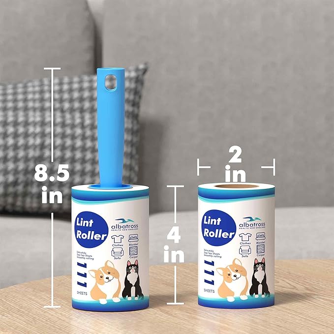 Lint Rollers for Pet Hair Extra Sticky, 800 Sheets Mega Value Set Lint Rollers - Image 4