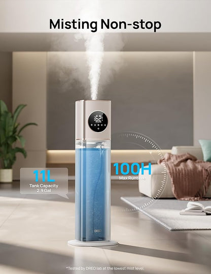 DREO HM735S 11L Smart Humidifier Large Room 700 ft², 100H Cool Mist Air - Image 3
