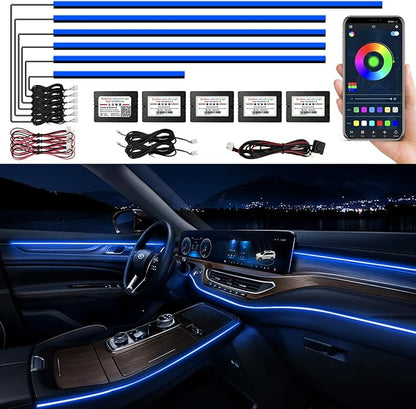 Acrylic Interior Car LED Strip Light by AMKI