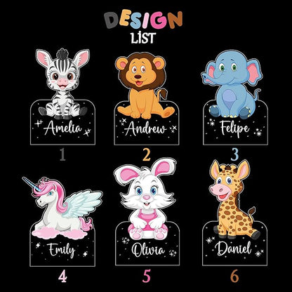 hun concept Personalized Unicorn Night Light - Image 2