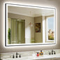 YEELAIT 60x40 Inch LED Bathroom Mirror by YEELAIT