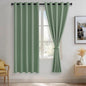 JIUZHEN Light Sage Blackout Curtains by JIUZHEN
