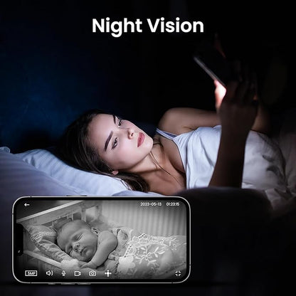 Cinnado 2K Home Security Cameras-2.4Ghz WiFi Indoor Camera - Image 4