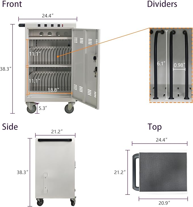 Thetilsy 35 Device Mobile Charging Station - Image 3