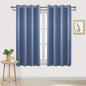DWCN Dusty Blue Room Darkening Blackout Curtains, Thermal Light Blocking Drapes by DWCN