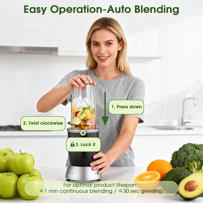 Smoothie Blender 25000RPM Personal Blender - Image 5