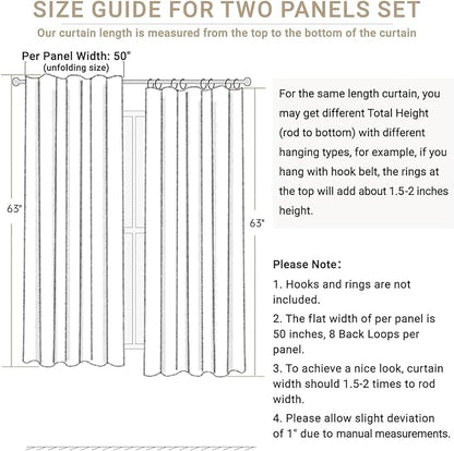100% Blackout Shield 100% Polyester Blackout Curtains - Image 9