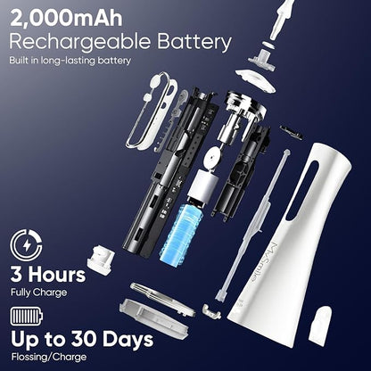 MySmile LP211 Cordless Water Flossers, Portable Rechargeable Oral Irrigator - Image 2