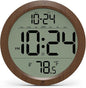 Digital Wall Clock with Date, Indoor Temperature, Battery-Operated Digital Clock by DigitalClocks