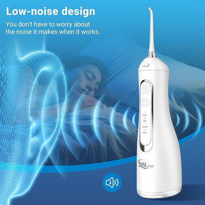JNGOODS Cordless Water Dental Flosser Oral irrigator, JNGOODS 300ml - Image 7
