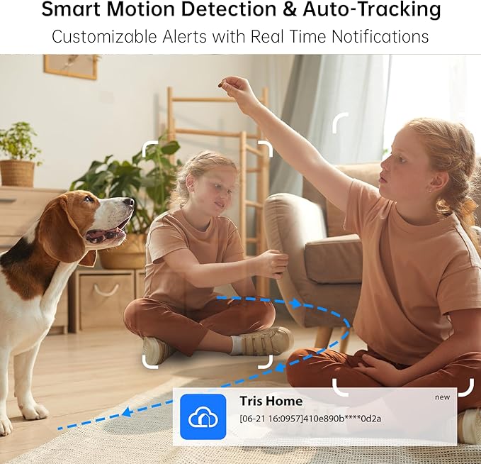 2.4&5G WiFi Indoor Security Camera, 2K HD Pan/Tilt Cameras - Image 5