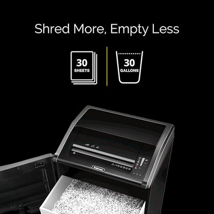 Fellowes Powershred 425Ci 100% Jam Proof Commercial Grade 30-Sheet Cross-Cut - Image 4