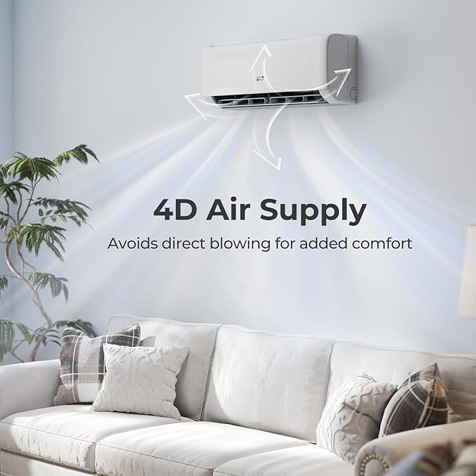 COSTWAY 12000 BTU Mini Split Air Conditioner, - Image 7