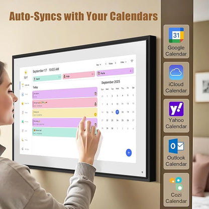 Smart Digital Calendar: 21.5-Inch Electronic Wall Calendars & Chore Chart - Image 2
