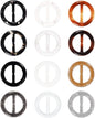 T-Shirt Clips 9 PCS, Clothes Corner Knotted Button, Fashion Alloy Pearl by KesaPlan