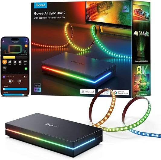 Govee HDMI 2.1 Sync Box 2, AI Sync Box by Govee