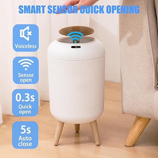 URALFA Motion Sensor Trash Can - Image 2