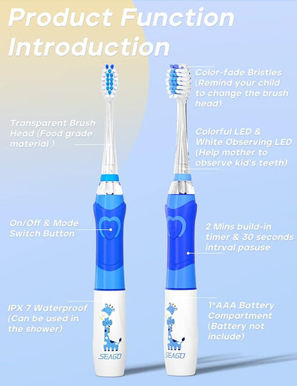 SEAGO Kids Electric Toothbrush - Image 5