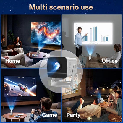 Mini Projector with WiFi 6 and Bluetooth 5.4 Built-in Apps Portable Projector - Image 11