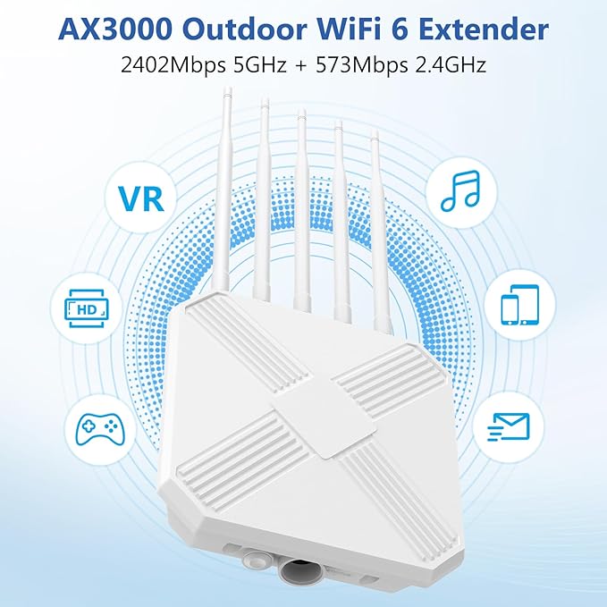 Mugatol AX3000 Outdoor WiFi 6 Extender - Image 2