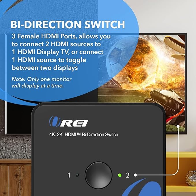 OREI HDMI Switch 4K HDMI Splitter - Image 6