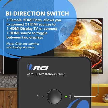OREI HDMI Switch 4K HDMI Splitter - Image 6