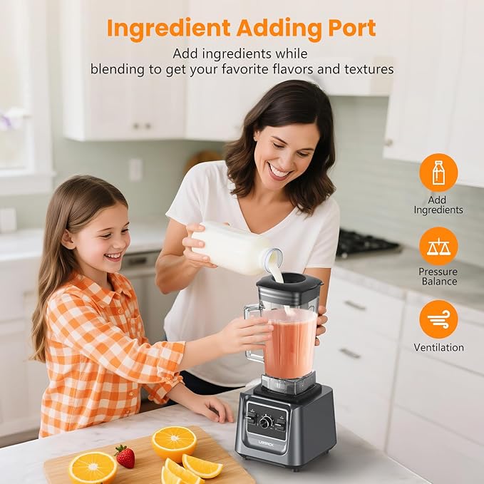 Blenders for Kitchen, 2000W Blender for Smoothies 35000 RPM Professional Grade - Image 7