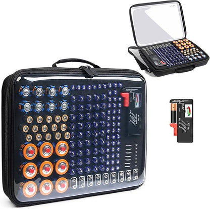 Luxtude Battery Organizer Storage Case by Luxtude
