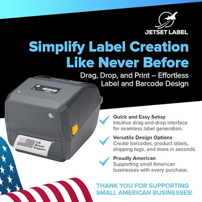 Zebra ZD421 Thermal Transfer Desktop Printer 203 dpi Print Width 4-inch USB - Image 6