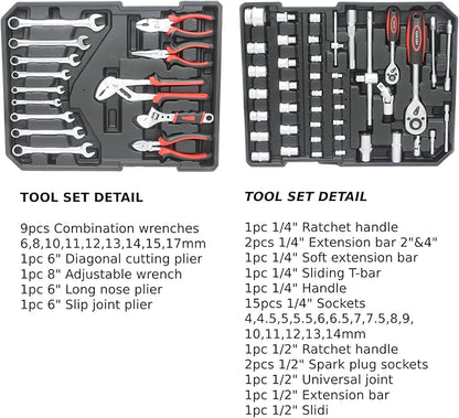Home Tool Set Kit -899 PCS Home Auto Repair Tool Kit - Image 4