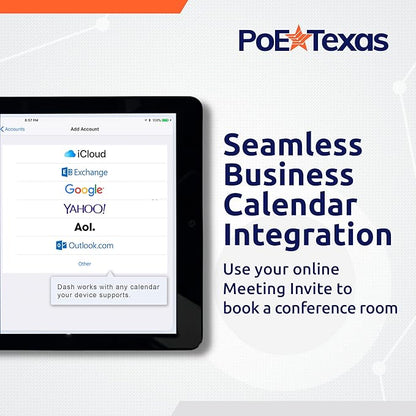 PoE Texas 8" Touchscreen Meeting Room Scheduler Tablet - Image 6