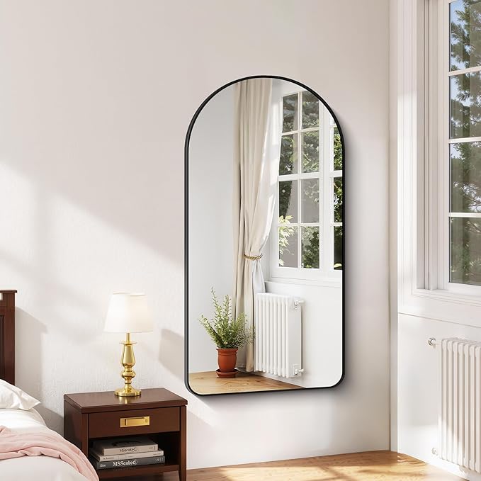 Arched Bathroom Mirror, Wall Mounted Mirror, Living Room, Vertically Hanging - Image 3