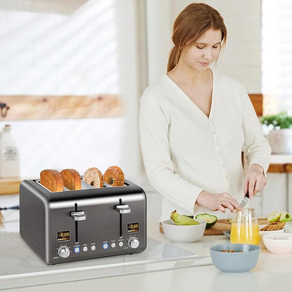 SEEDEEM 4 Slice Stainless Toaster - Image 7