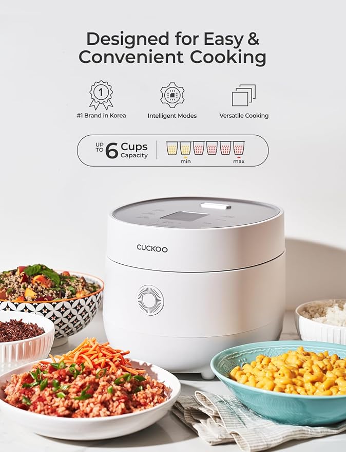 CUCKOO Micom Rice Cooker 6-Cup Uncooked / 12-Cup Cooked - Image 2