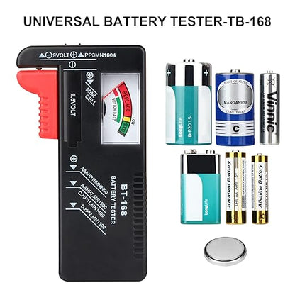 Battery Storage Box Hard Case Holds 148 Batteries, Waterproof Fireproof Battery - Image 5