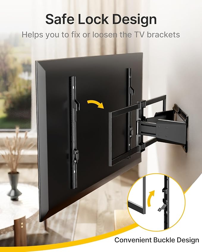 monTEK Heavy Duty Ultra Slim TV Wall Mount - Image 8