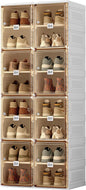 ANTBOX Shoe Organizer Storage Box, Portable Folding Shoe Rack by ANTBOX