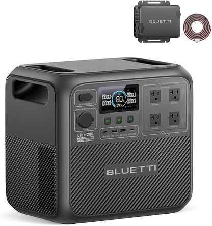 BLUETTI Elite 200 V2 Portable Power Station & Charger 1, 2073.6Wh LFP Backup by BLUETTI