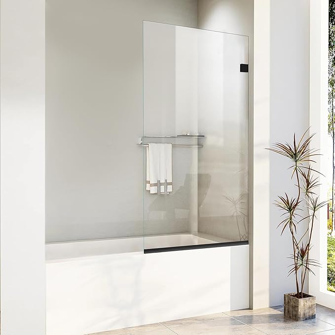 Bathroom Shower Glass Door 24 * 62" by Unknown