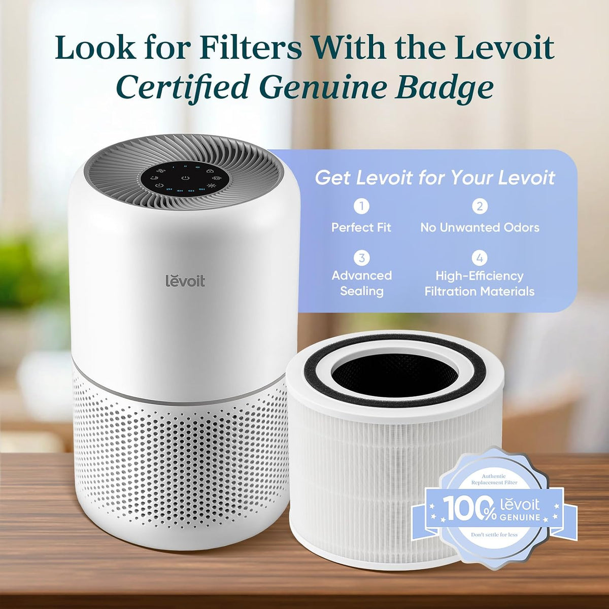 levoit air purifier for home pets hair allergens, package contents