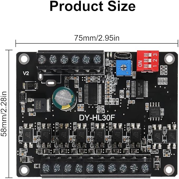 AITIAO 1PCS 30W Voice Playback Module, DC 9-24V Sound Module Music Player Voice - Image 6