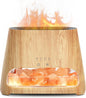SALKING 2-in-1 Ultrasonic Essential Oil Diffuser & Himalayan Salt Lamp by SALKING