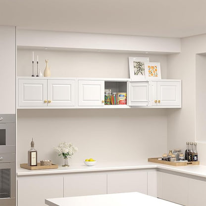 Metal Storage Cabinet with Doors, Small Kitchen Storage Cabinets, Steel - Image 2