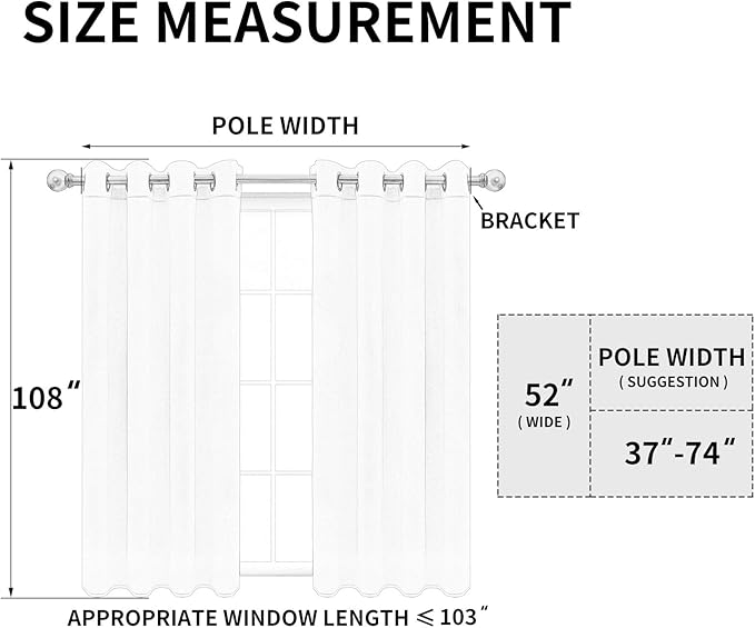 Easy-Going Blackout Curtains for Bedroom, Solid Thermal Insulated Grommet and - Image 7